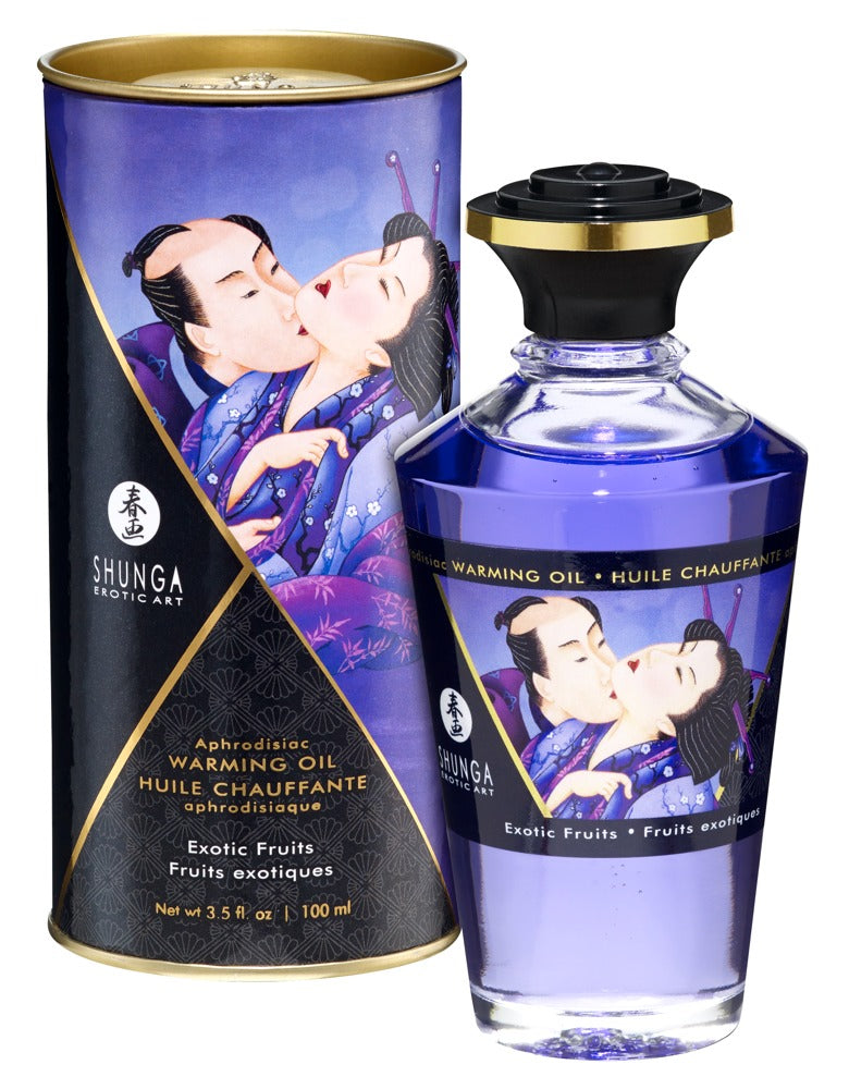 Shunga Erotic Art - Massageöl mit Wärmeeffekt