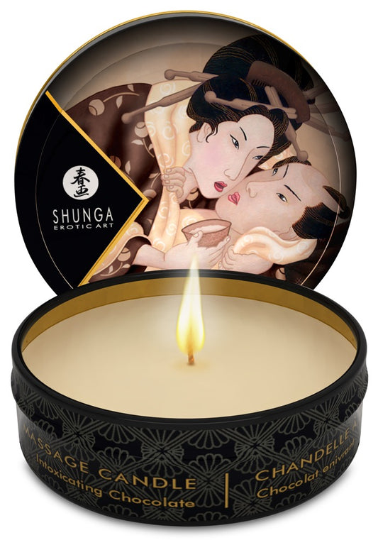 Shunga Erotic Art - Mini Caress by Candelight - Schokolade-Massagekerze