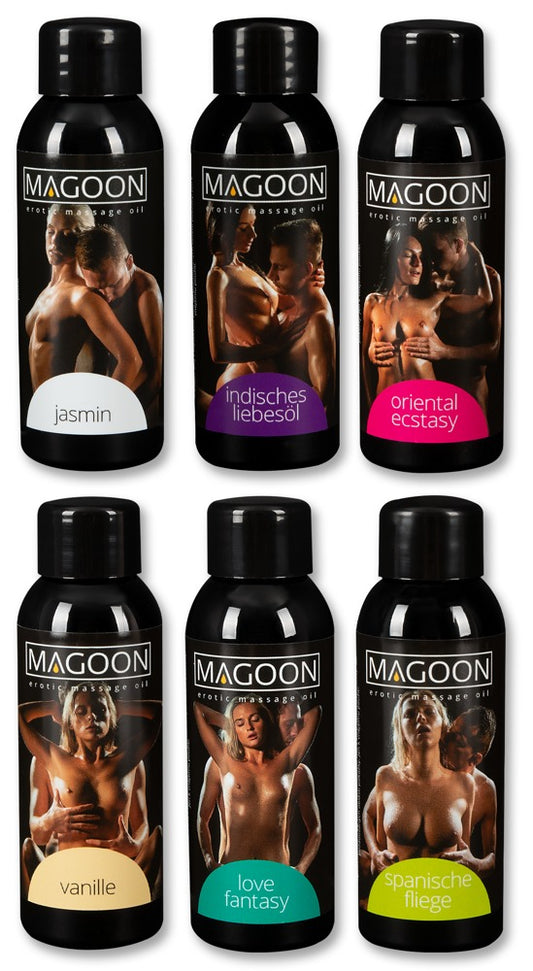 Magoon - Erotisches Massageöl 6*50 ml Mix