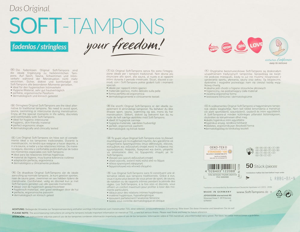 Joydivision Präparate - Soft-Tampons normal