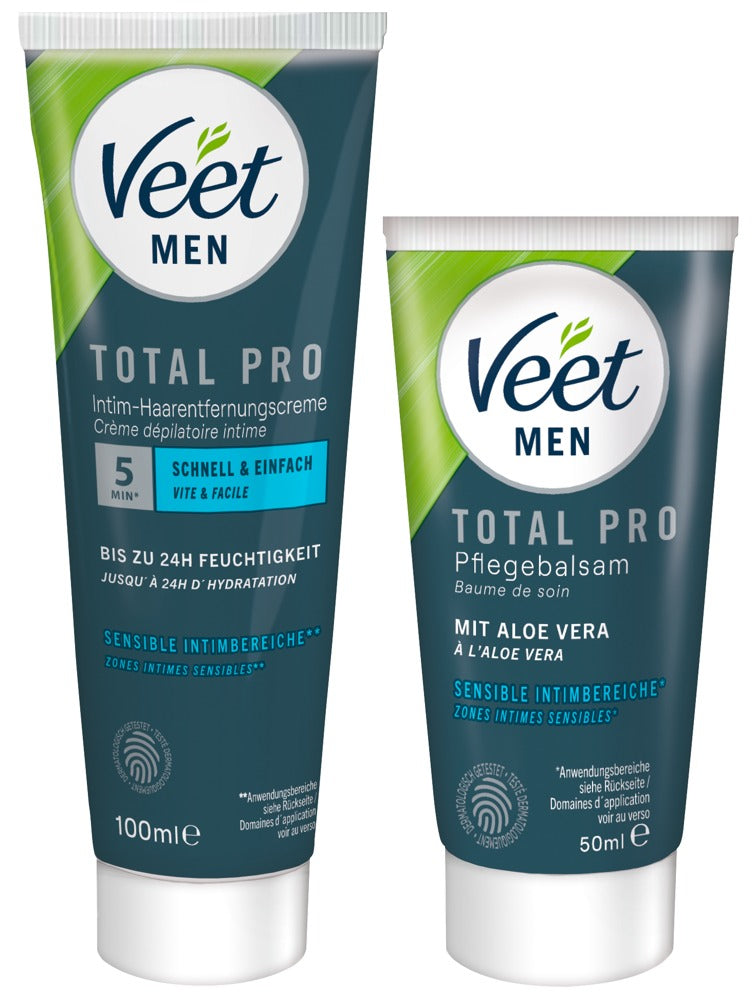 Veet - Men TOTAL PRO Intim-Haarentfernungs-Set