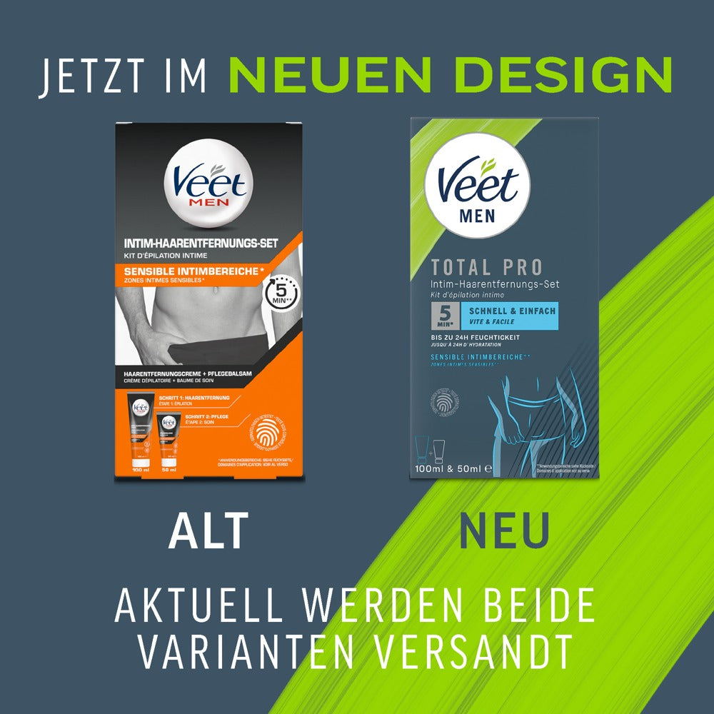 Veet Men TOTAL PRO Intim-Haarentfernungs-Set