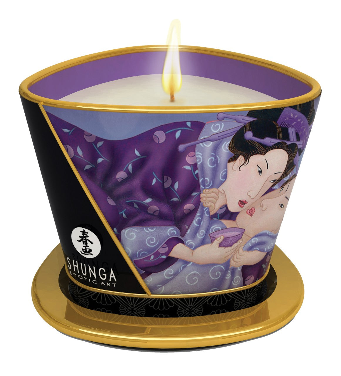 Shunga Erotic Art - Mini Caress by Candelight - Exotische Früchte-Massagekerze