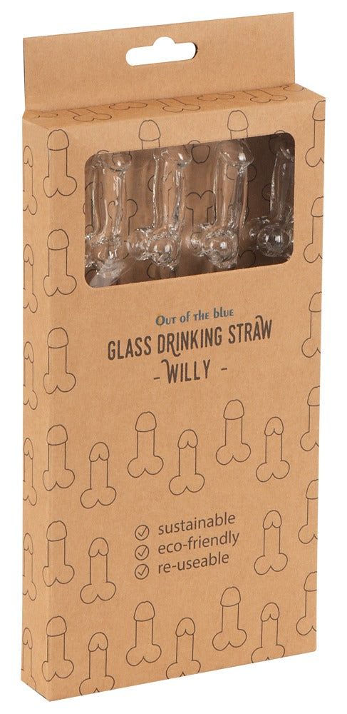 Out of the blue  - Glas-Trinkhalm Willy