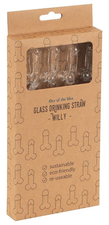 Out of the blue  - Glas-Trinkhalm Willy