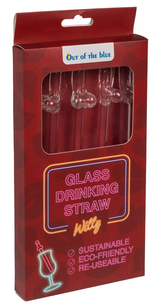 Out of the blue  - Glas-Trinkhalm Willy
