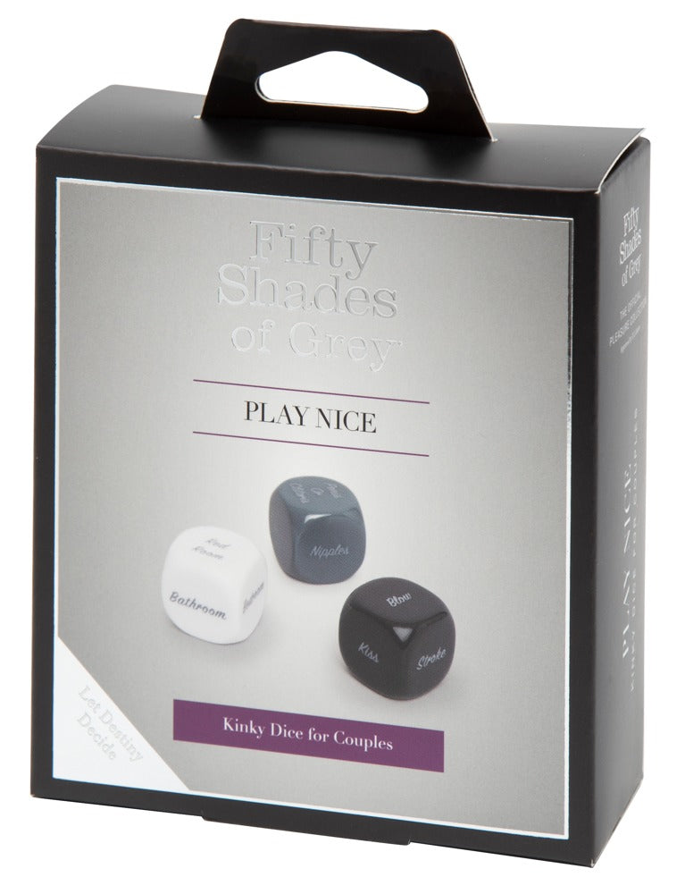 Fifty Shades of Grey - Play Nice Kinky Dice for Couples