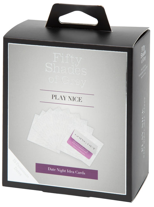 Fifty Shades of Grey - Play Nice Date Night Idea Cards
