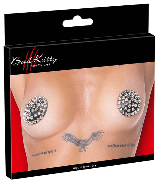 Bad Kitty - Nipple Sticker mit Nieten