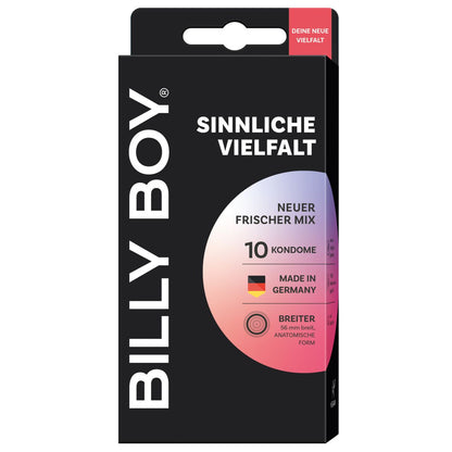 Billy Boy - Kondom Mix - Veganes Set mit Duft & Geschmack