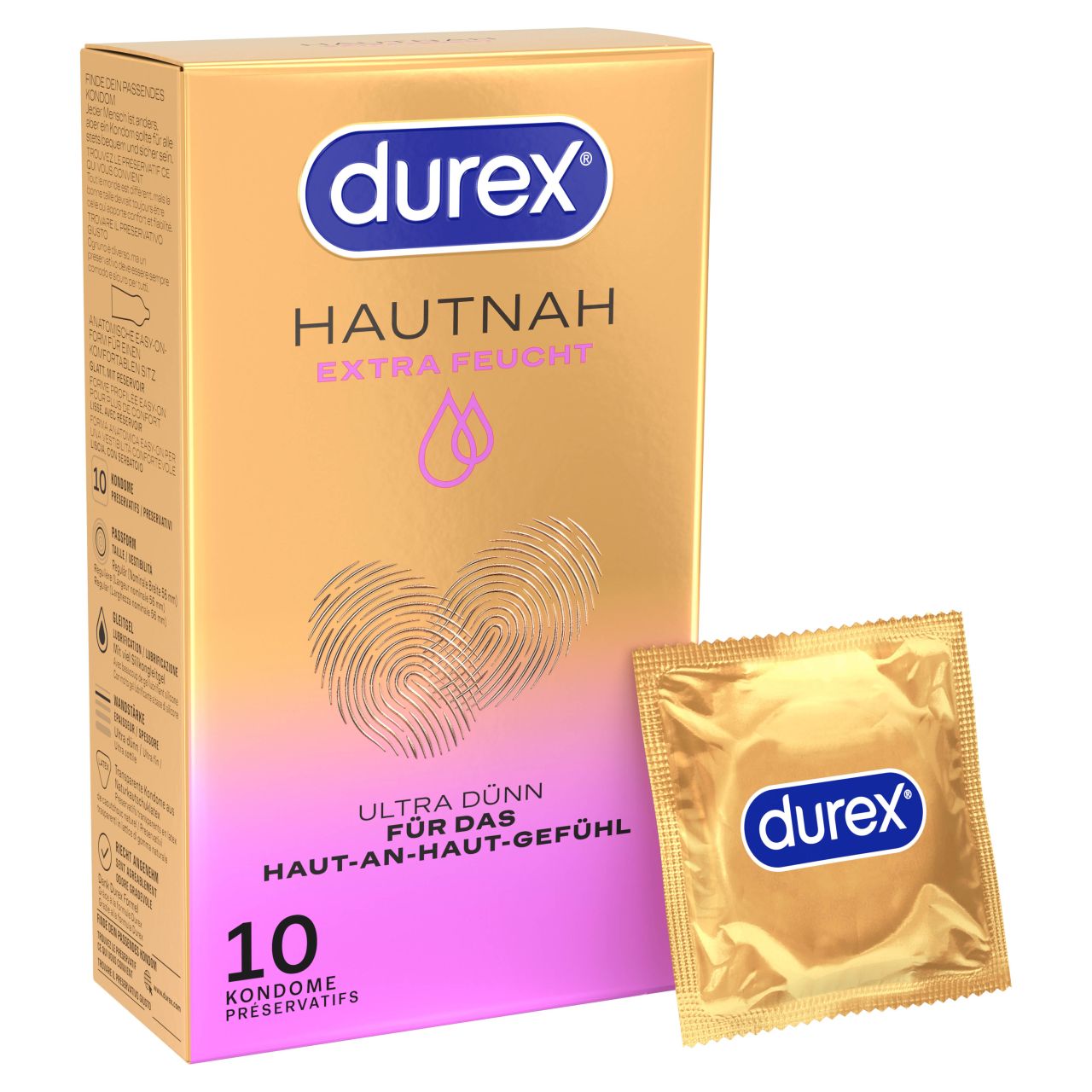Durex - Hautnah Extra Feucht- Kondome