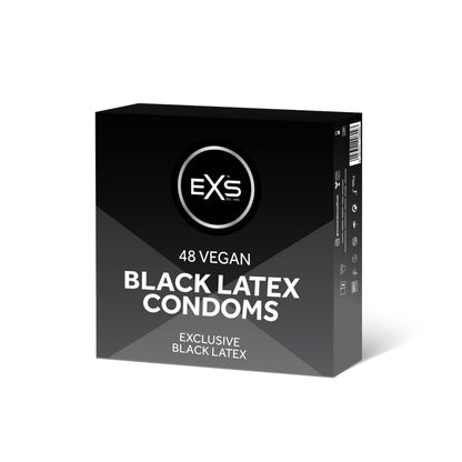 Exs Condoms - Black Latex - Schwarze Kondome