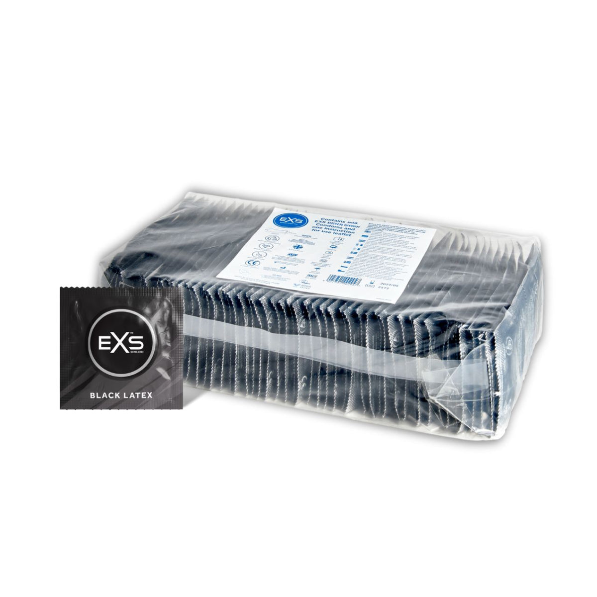 Exs Condoms - Black Latex - Schwarze Kondome