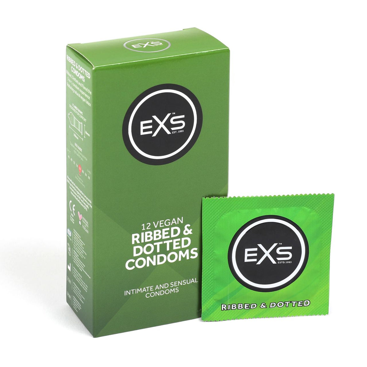 Exs Condoms - Textured - Kondome mit Rillen und Noppen