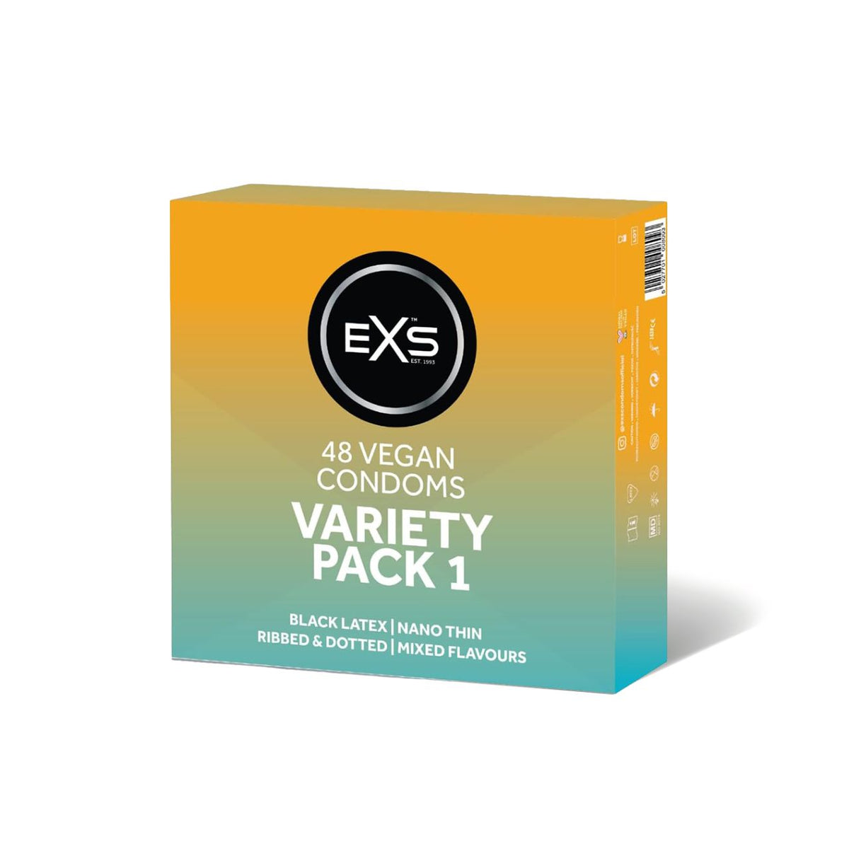 Exs Condoms - Variety Pack 1 - Kondom-Sortiment mit 7 Sorten