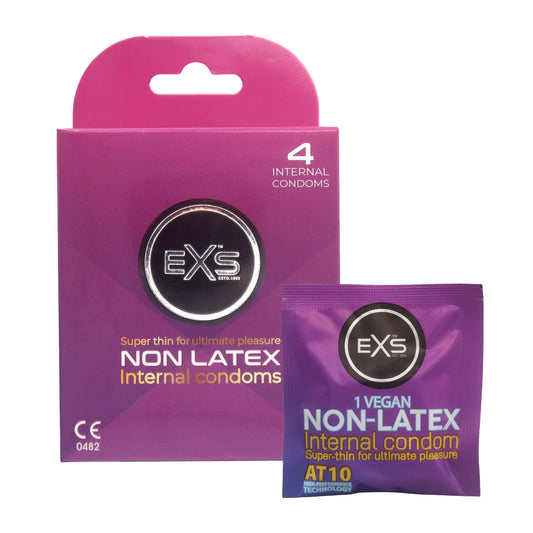 Exs Condoms - Internal - Latexfreie Frauenkondome mit Schlaufen
