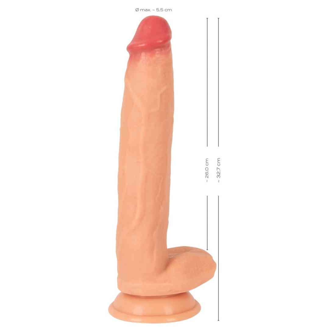 Flexibler Naturdildo mit Standfuß