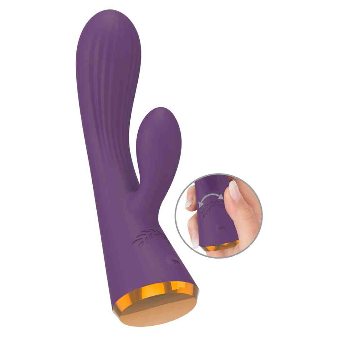  handlicher Double Layer Silicone Rabbit Vibrator SUPER SOFT