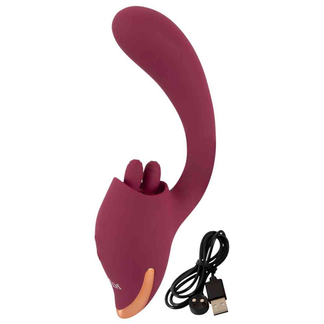 Vibrator mit innovativem Zungen-Stimulator