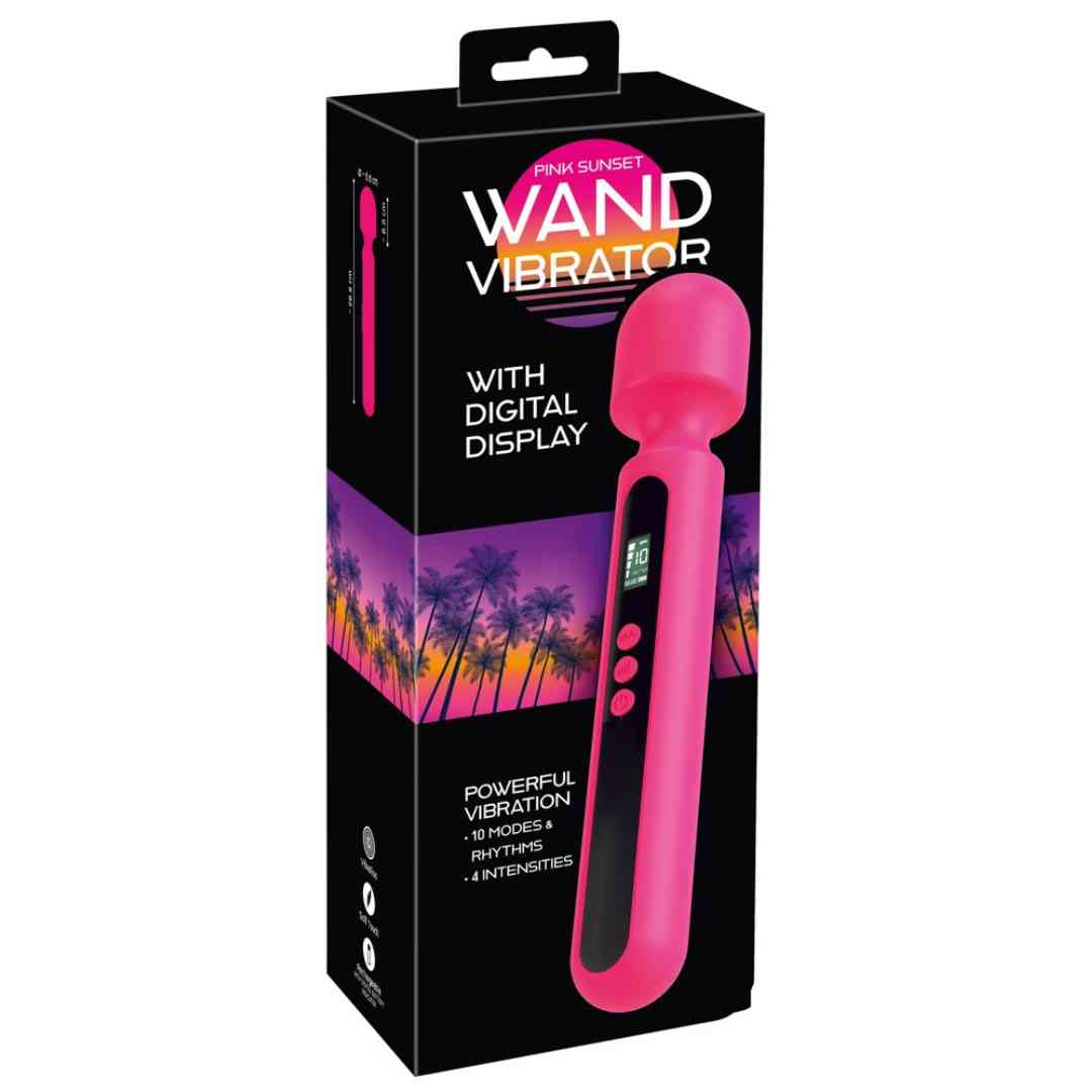 Verpackung vom Pink Sunset Wand Vibrator