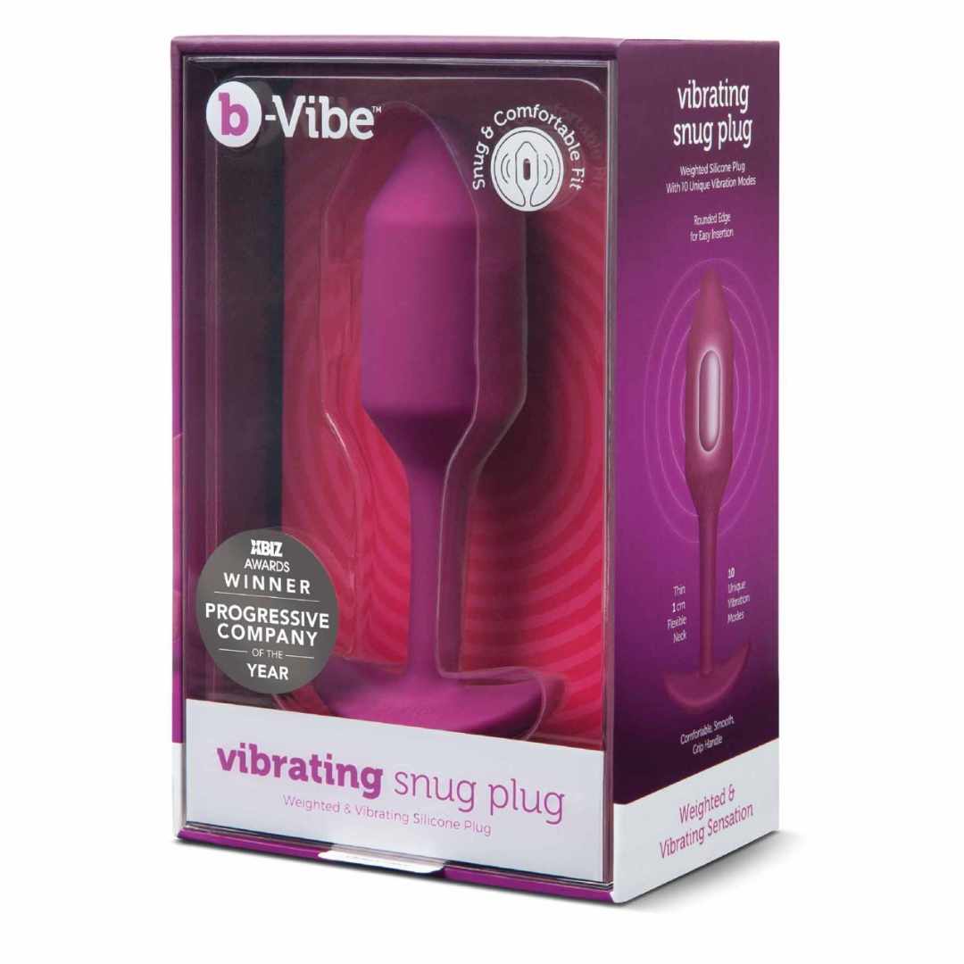 b-Vibe Vibrating Snug Plug M Rose
