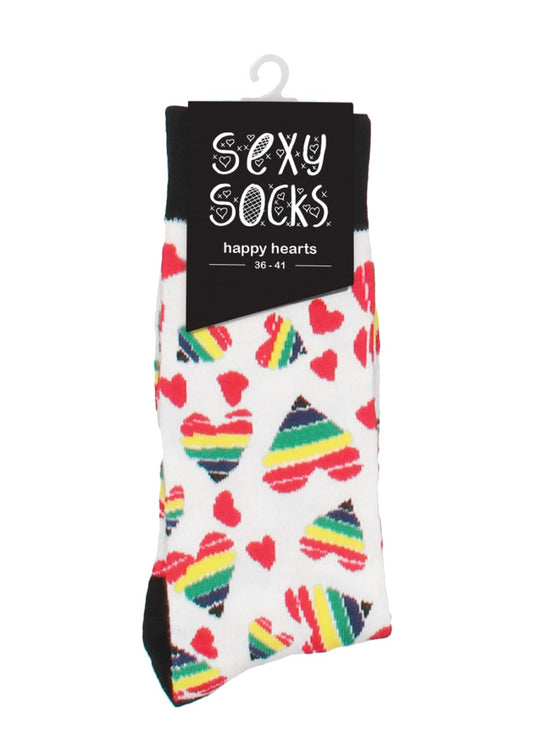 Shots - Happy Hearts - Sexy Socks