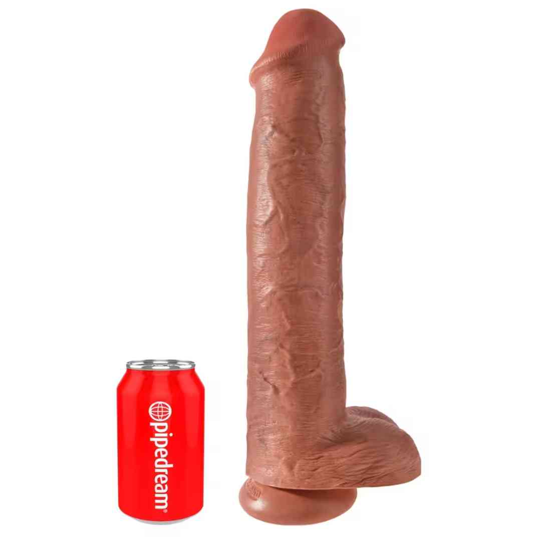 XXL Dildo "15'' Cock with Balls“