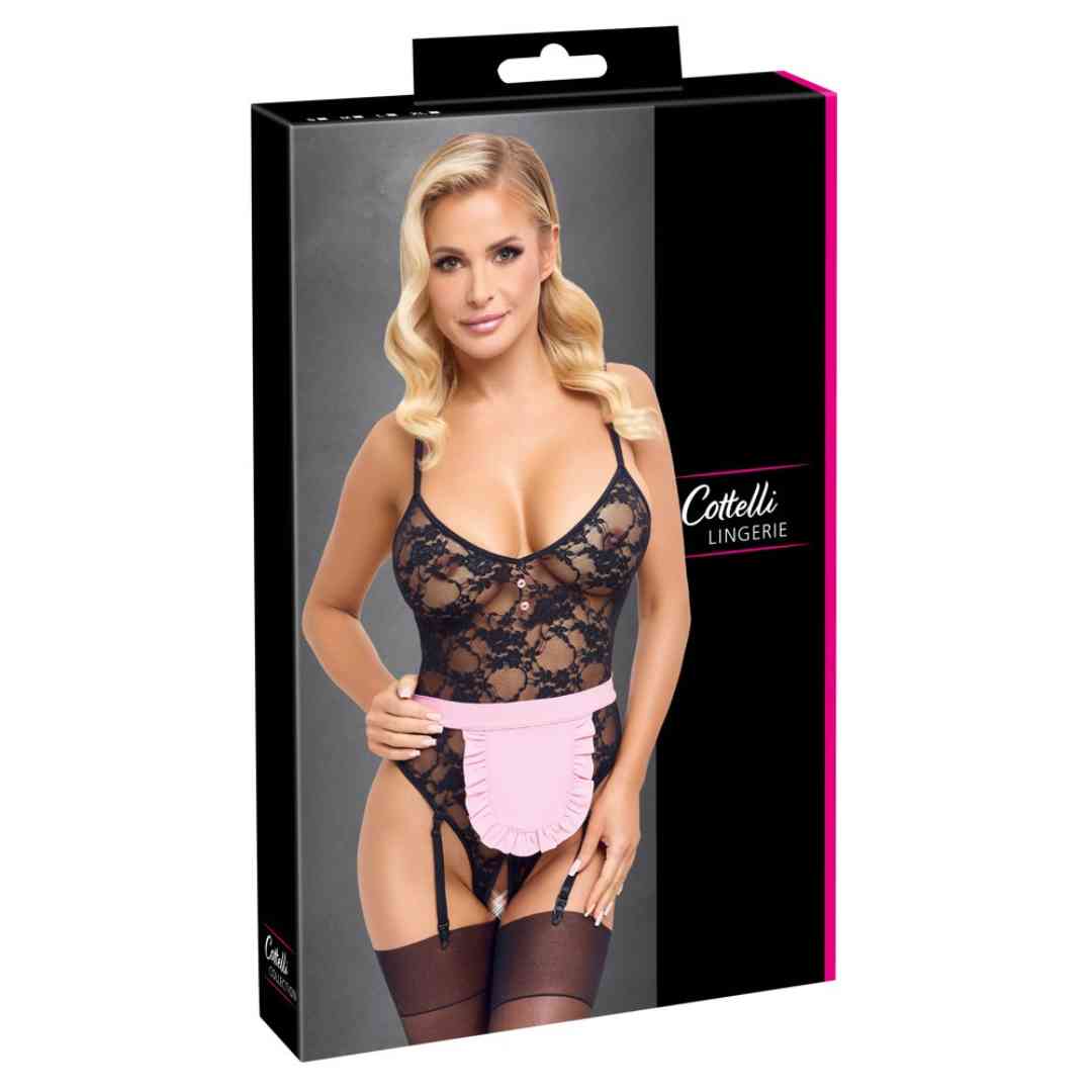 Straps-Riobody ouvert aus Spitze
