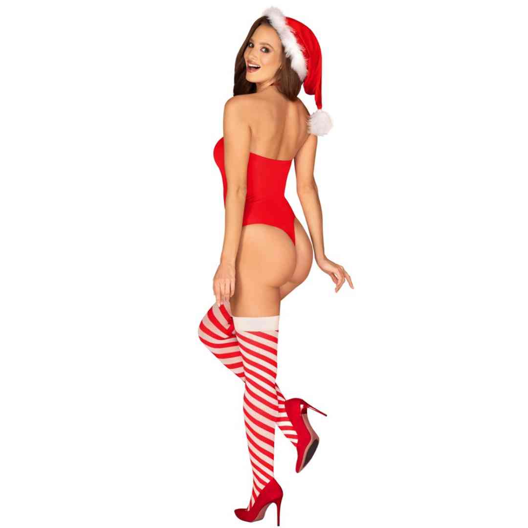 3-teiliges Weihnachts-Dessous-Set