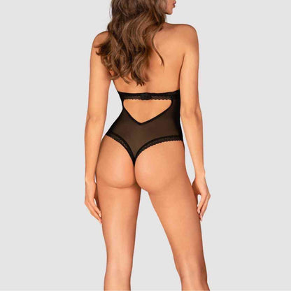 Schwarz-transparenter Stringbody Medilla