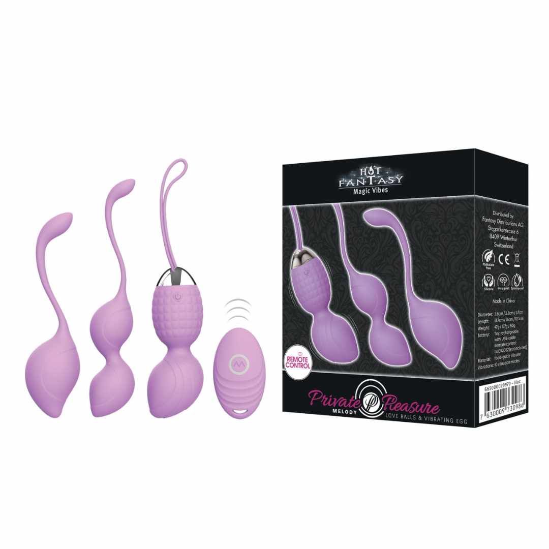 HOT FANTASY Private Pleasure Balls Set Melody lilac