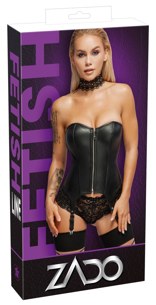 ZADO - Straps-Corsage aus Leder