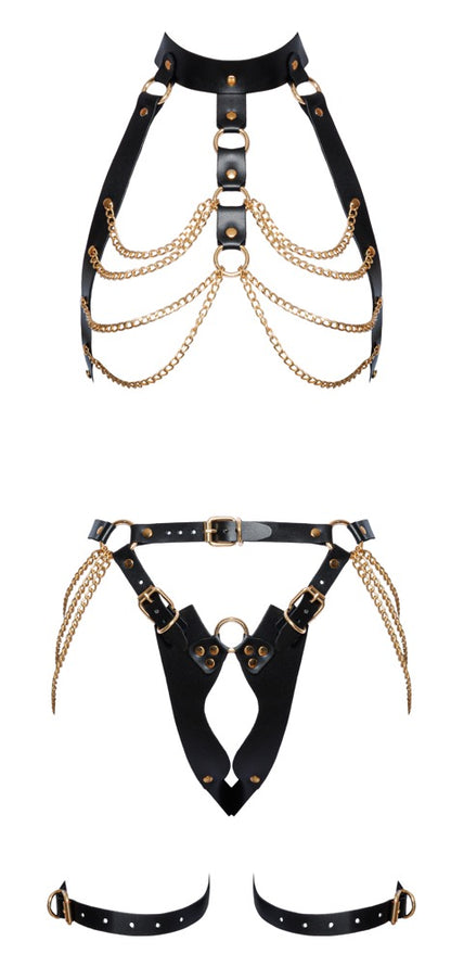 ZADO - Leder Harness Set