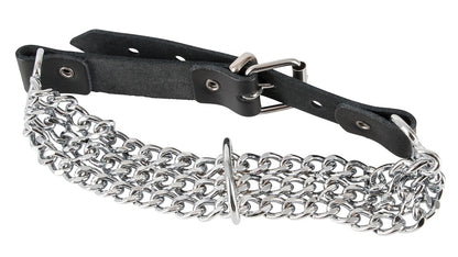 ZADO - Leder Halsfessel Kette