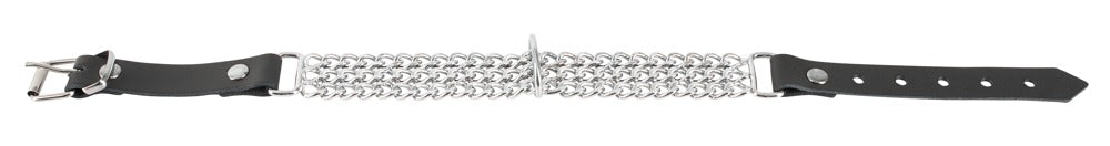 ZADO - Leder Halsfessel Kette