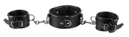 ZADO - Hals- und Handfessel aus Leder