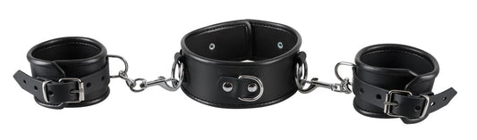 ZADO - Hals- und Handfessel aus Leder
