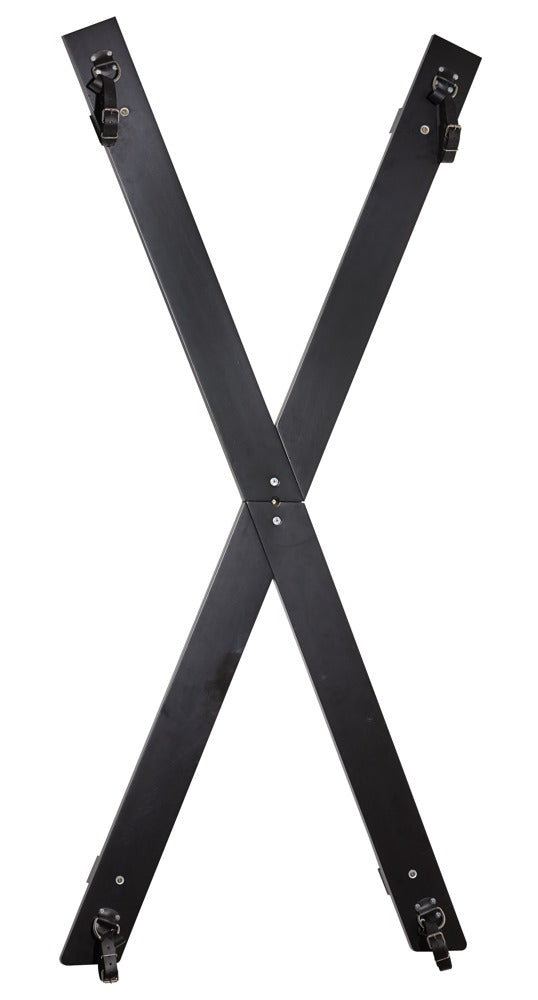 ZADO - Andreaskreuz - Wandkreuz mit Lederfesseln
