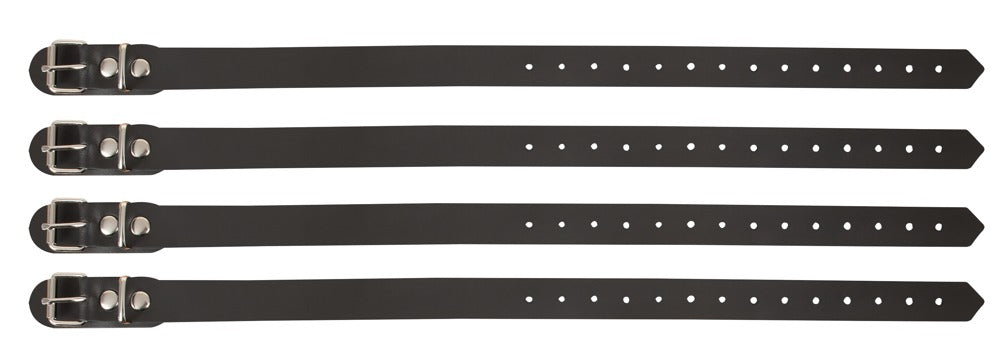 ZADO - Andreaskreuz - Wandkreuz mit Lederfesseln