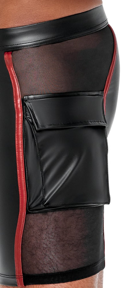 NEK - Herren Shorts Schwarz/Rot