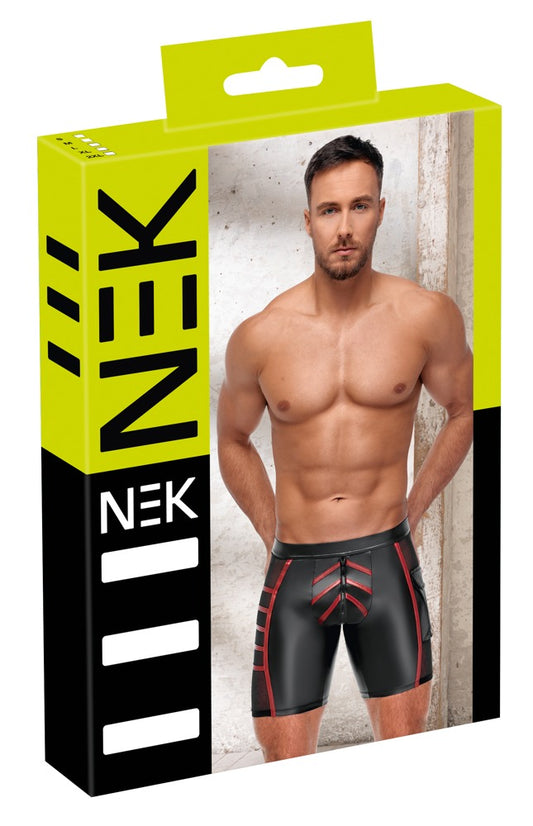 NEK - Herren Shorts Schwarz/Rot