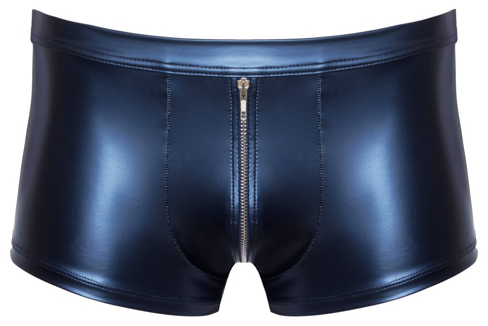 NEK - Blaue Pants im trendigen Metallic-Mattlook