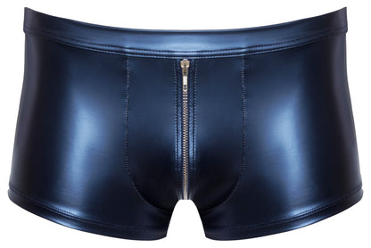 NEK - Blaue Pants im trendigen Metallic-Mattlook