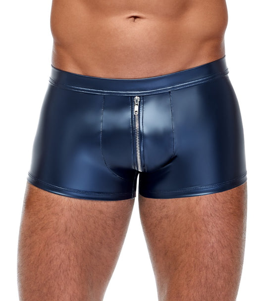 NEK - Blaue Pants im trendigen Metallic-Mattlook