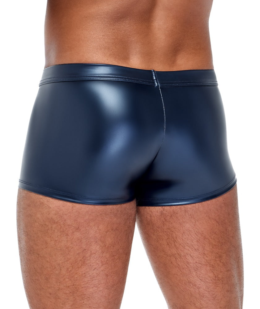 NEK - Blaue Pants im trendigen Metallic-Mattlook