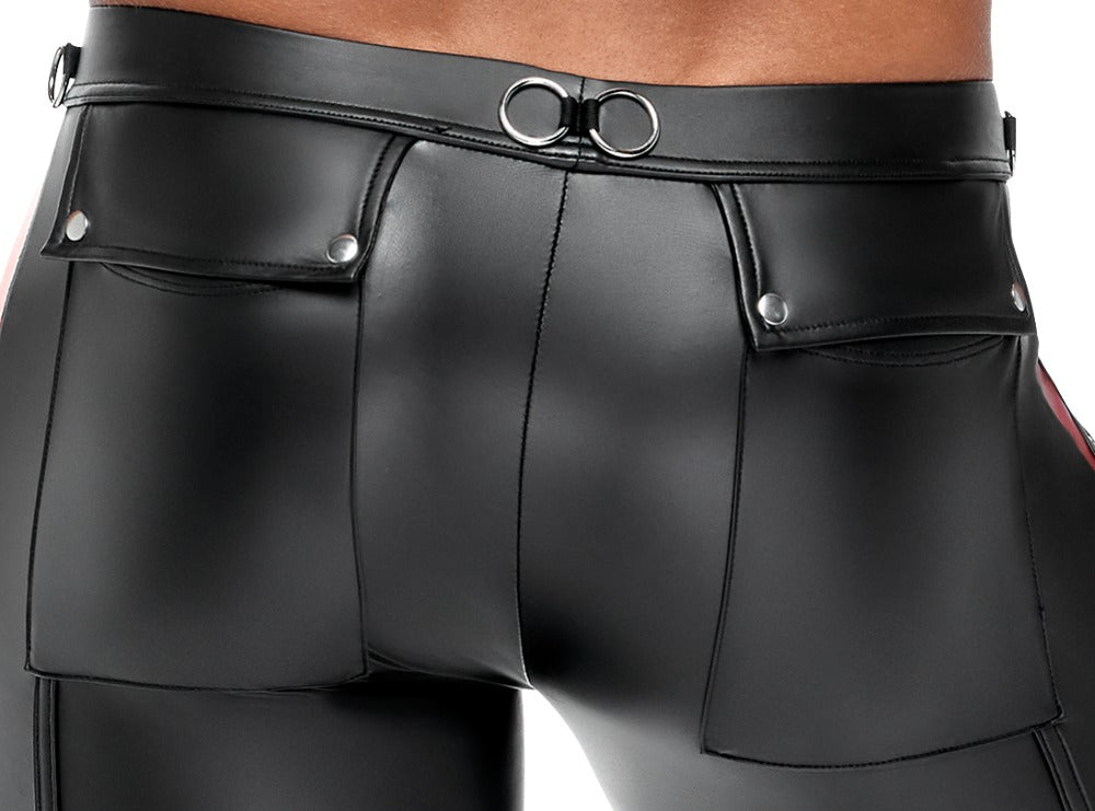 NEK - Herren Hose Schwarz/Rot
