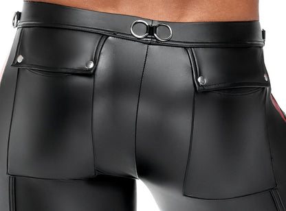NEK - Herren Hose Schwarz/Rot