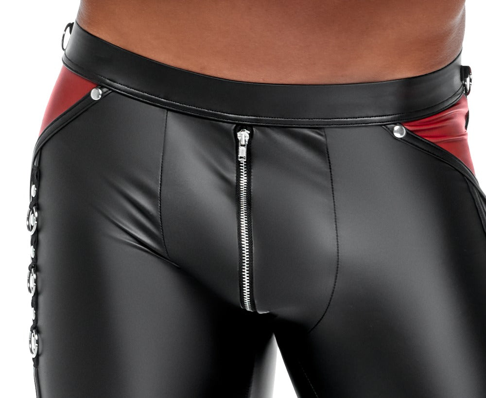 NEK - Herren Hose Schwarz/Rot