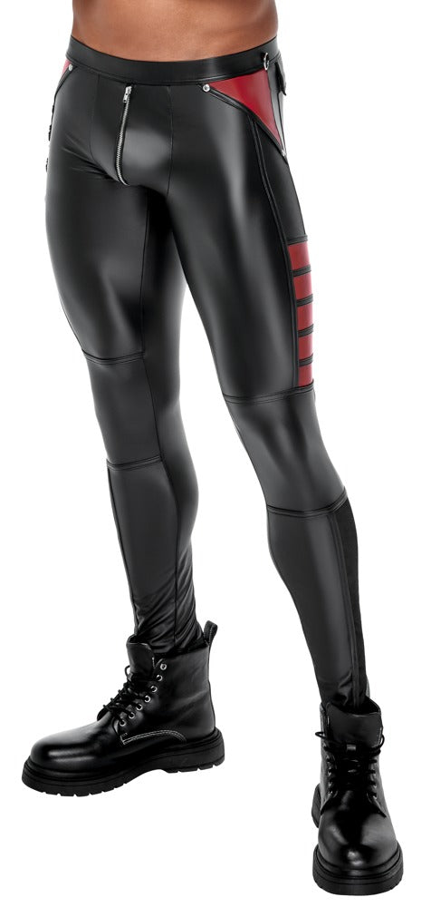 NEK - Herren Hose Schwarz/Rot