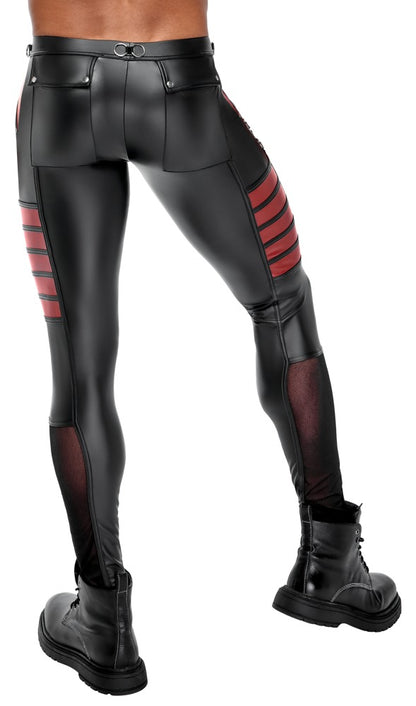 NEK - Herren Hose Schwarz/Rot